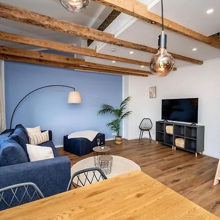 Moderne Maisonette Wohnung Im Fluesseviertel Bremen Bagian luar foto