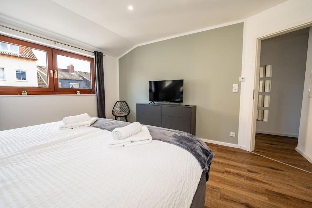Moderne Maisonette Wohnung Im Fluesseviertel Bremen Bagian luar foto